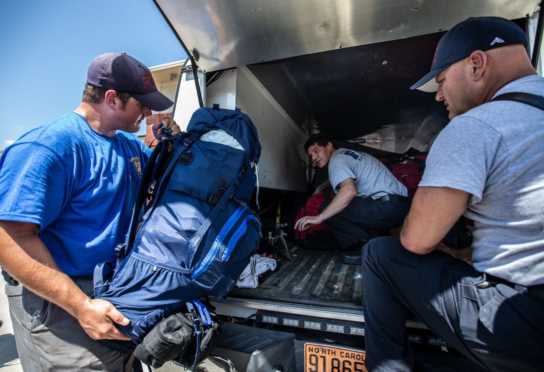 Greensboro Fire Department heads to the coast